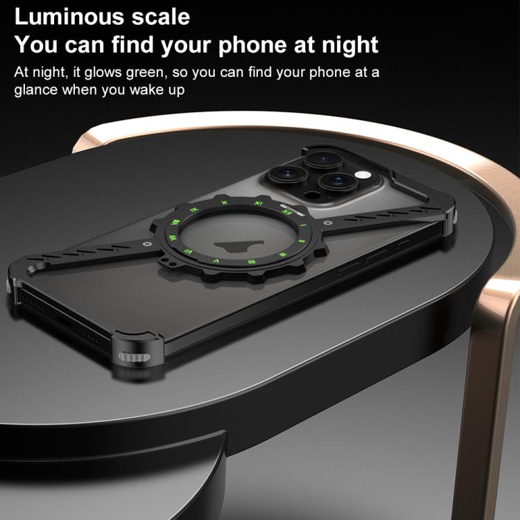 Z-shaped Frameless Metal 360 Holder MagSafe Phone Case, For iPhone 16 Pro Max, For iPhone 16 Pro, For iPhone 16 Plus, For iPhone 16, For iPhone 15 Pro Max, For iPhone 15 Pro