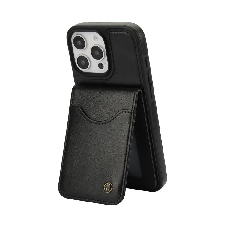 AwQuer Vertical Flip Card Bag Holder Leather Phone Case, For iPhone 16 Pro Max, For iPhone 16 Pro, For iPhone 16 Plus
