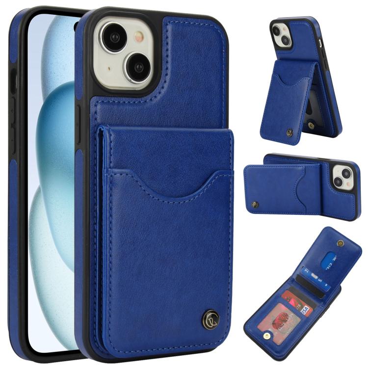 AwQuer Vertical Flip Card Bag Holder Leather Phone Case, For iPhone 15 Plus, For iPhone 15, For iPhone 14 Plus