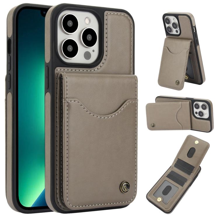 AwQuer Vertical Flip Card Bag Holder Leather Phone Case, For iPhone 7 / 8 / SE 2022, For iPhone 13 Pro Max, For iPhone 13 Pro
