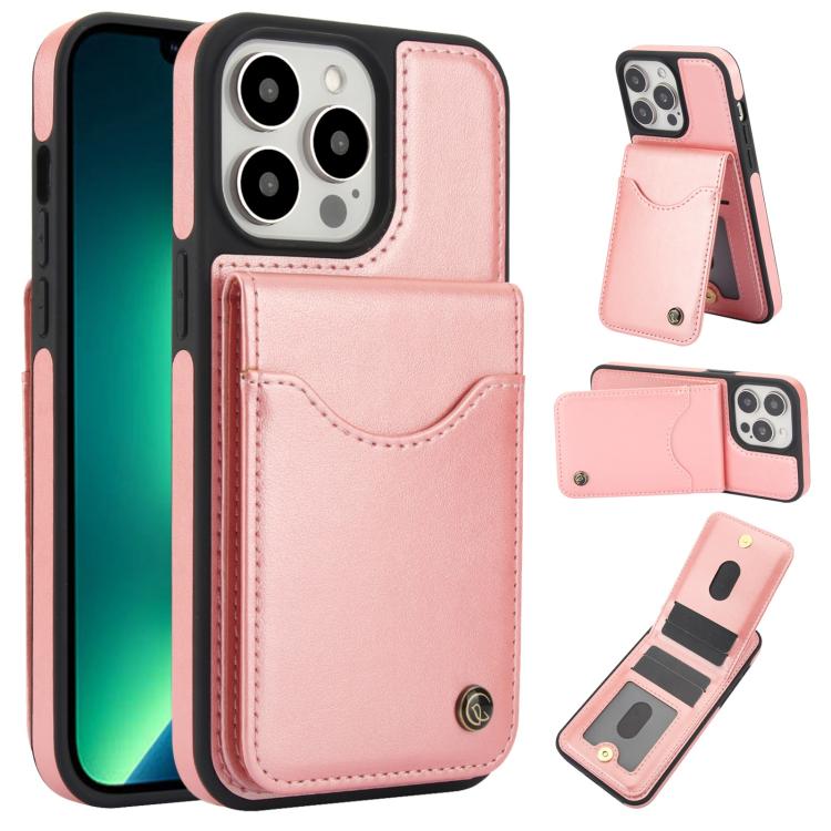 AwQuer Vertical Flip Card Bag Holder Leather Phone Case, For iPhone 7 / 8 / SE 2022, For iPhone 13 Pro Max, For iPhone 13 Pro