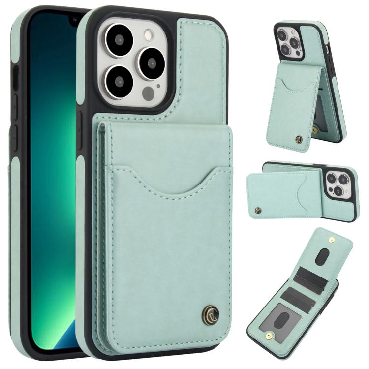 AwQuer Vertical Flip Card Bag Holder Leather Phone Case, For iPhone 7 / 8 / SE 2022, For iPhone 13 Pro Max, For iPhone 13 Pro