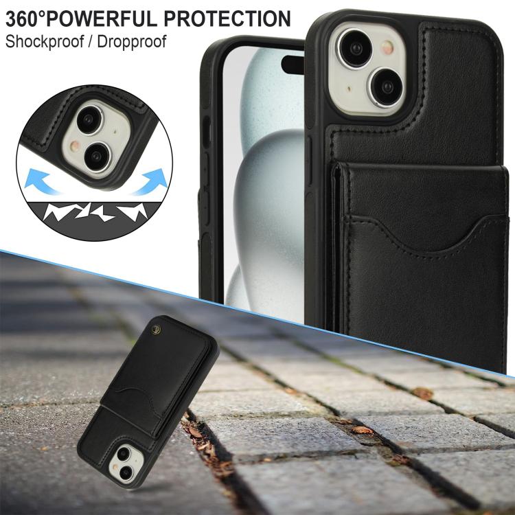 AwQuer Vertical Flip Card Bag Holder Leather Phone Case, For iPhone 12 / 12 Pro, For iPhone 12 Pro Max, For iPhone 11 Pro Max