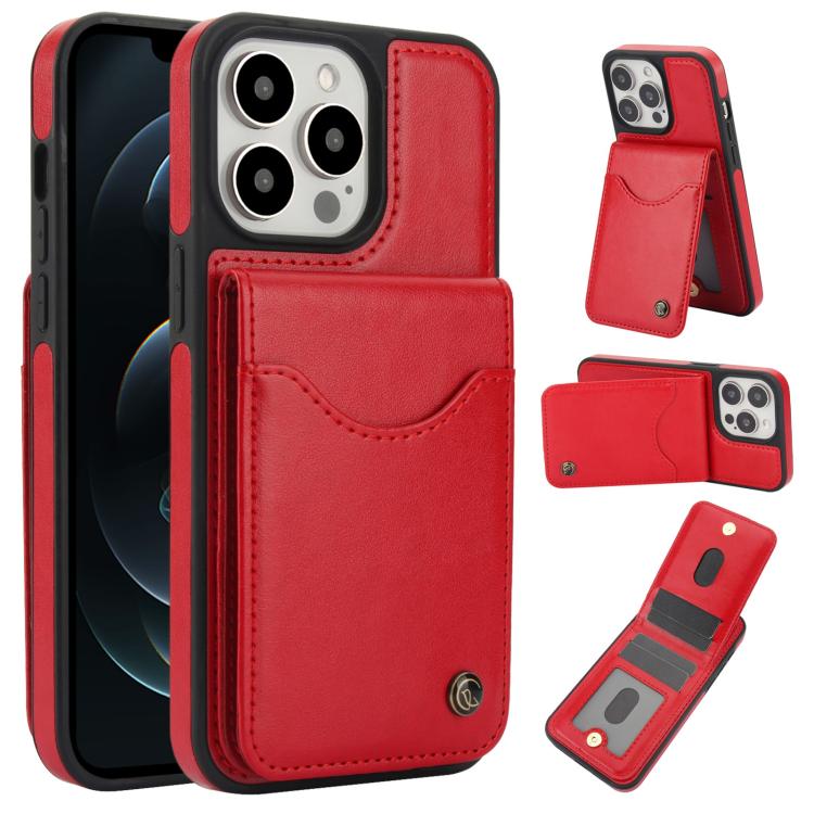 AwQuer Vertical Flip Card Bag Holder Leather Phone Case, For iPhone 12 / 12 Pro, For iPhone 12 Pro Max, For iPhone 11 Pro Max