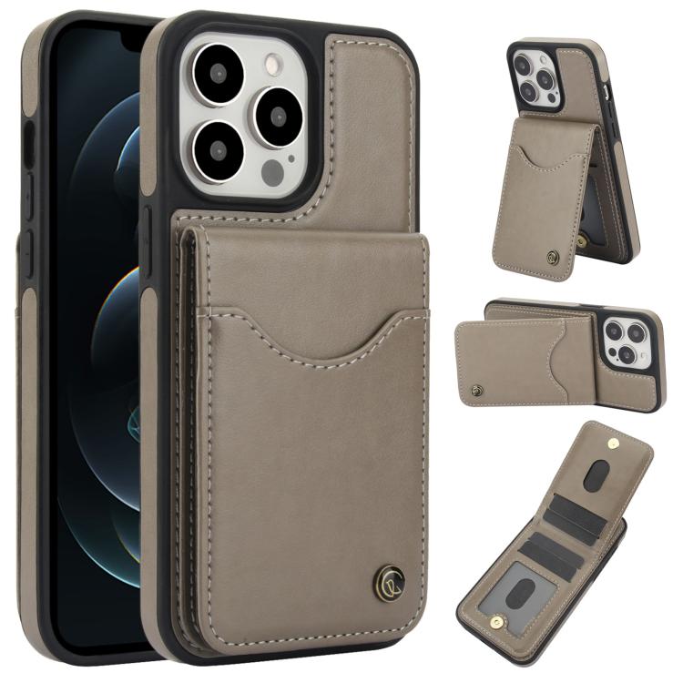 AwQuer Vertical Flip Card Bag Holder Leather Phone Case, For iPhone 12 / 12 Pro, For iPhone 12 Pro Max, For iPhone 11 Pro Max