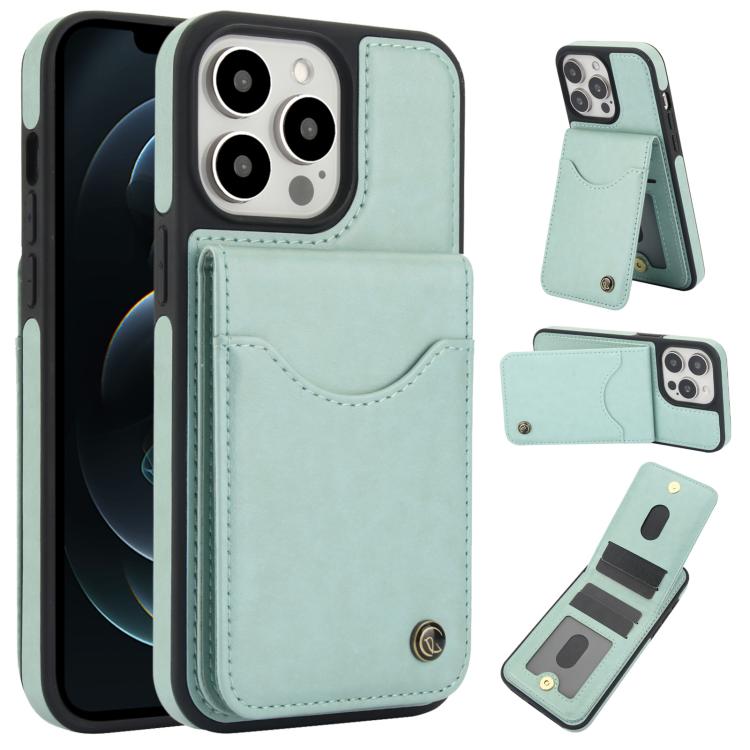 AwQuer Vertical Flip Card Bag Holder Leather Phone Case, For iPhone 12 / 12 Pro, For iPhone 12 Pro Max, For iPhone 11 Pro Max