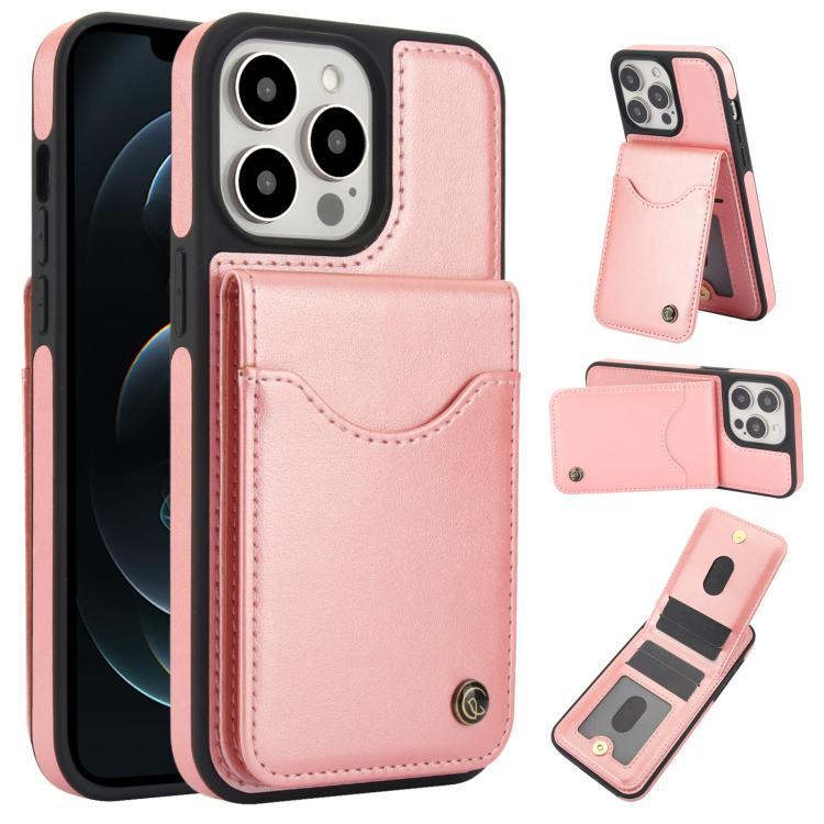 AwQuer Vertical Flip Card Bag Holder Leather Phone Case, For iPhone 12 / 12 Pro, For iPhone 12 Pro Max, For iPhone 11 Pro Max