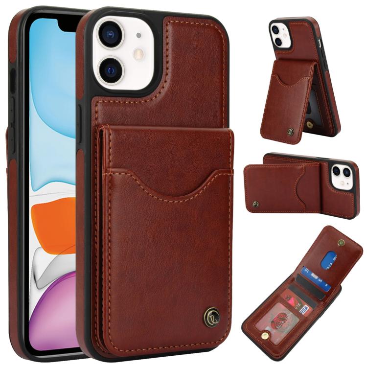 AwQuer Vertical Flip Card Bag Holder Leather Phone Case, For iPhone 11, For iPhone 11 Pro, For iPhone X / XS