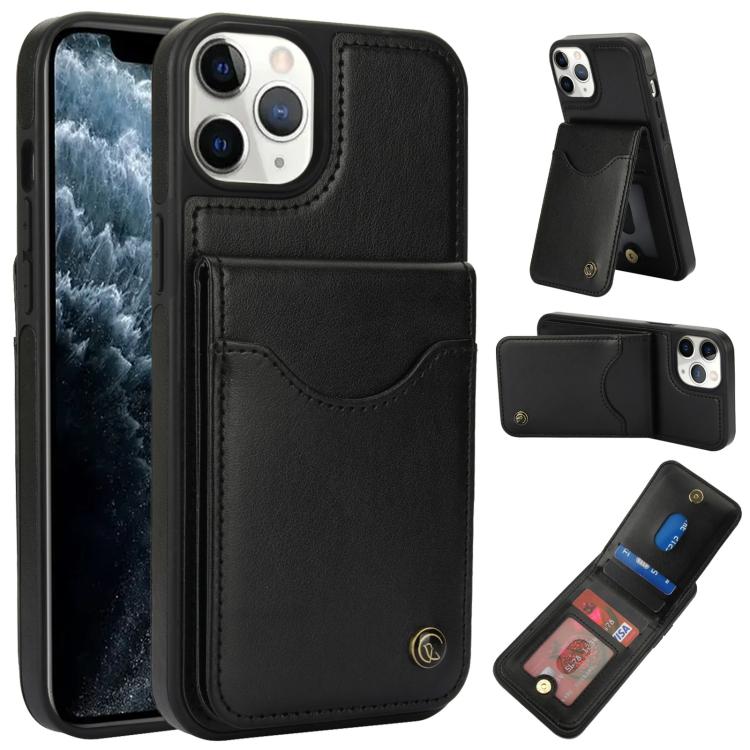 AwQuer Vertical Flip Card Bag Holder Leather Phone Case, For iPhone 11, For iPhone 11 Pro, For iPhone X / XS