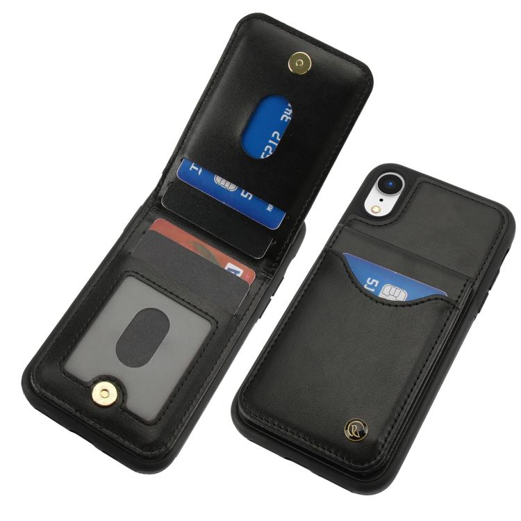 AwQuer Vertical Flip Card Bag Holder Leather Phone Case, For iPhone XR, For iPhone XS Max, For iPhone 7 Plus / 8 Plus