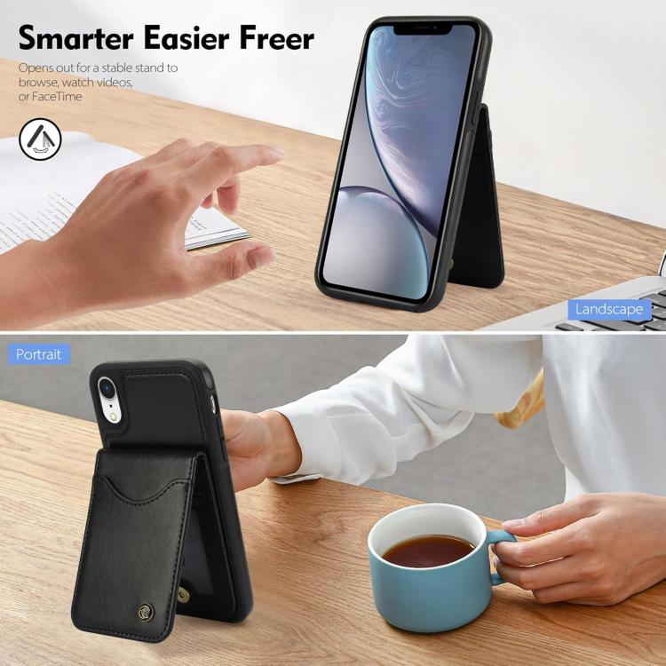 AwQuer Vertical Flip Card Bag Holder Leather Phone Case, For iPhone XR, For iPhone XS Max, For iPhone 7 Plus / 8 Plus