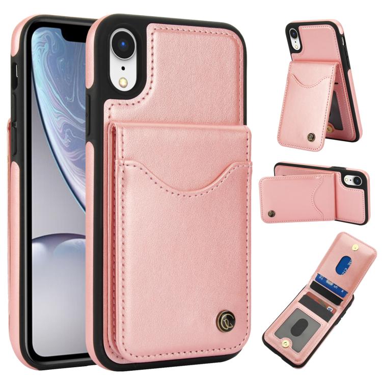 AwQuer Vertical Flip Card Bag Holder Leather Phone Case, For iPhone XR, For iPhone XS Max, For iPhone 7 Plus / 8 Plus