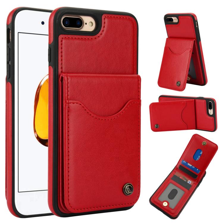 AwQuer Vertical Flip Card Bag Holder Leather Phone Case, For iPhone XR, For iPhone XS Max, For iPhone 7 Plus / 8 Plus