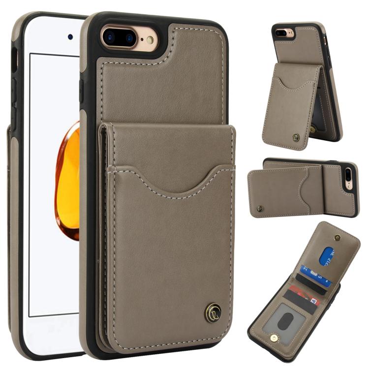 AwQuer Vertical Flip Card Bag Holder Leather Phone Case, For iPhone XR, For iPhone XS Max, For iPhone 7 Plus / 8 Plus
