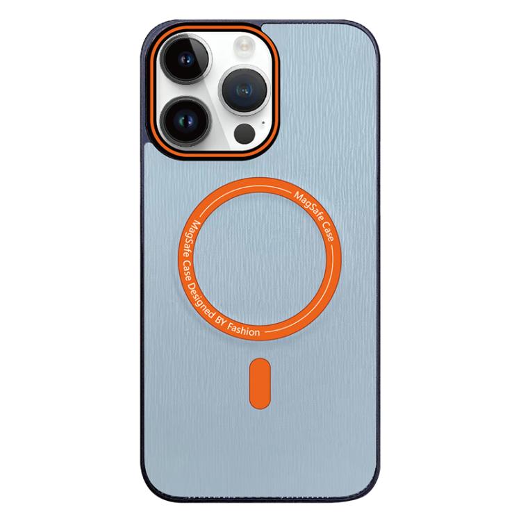 Contrast Color Imitation Wood Texture MagSafe Phone Case, For iPhone 13 Pro Max, For iPhone 13 Pro, For iPhone 13