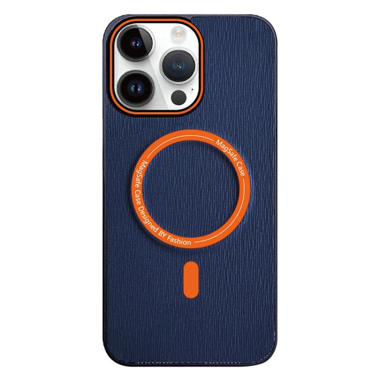 Contrast Color Imitation Wood Texture MagSafe Phone Case, For iPhone 13 Pro Max, For iPhone 13 Pro, For iPhone 13