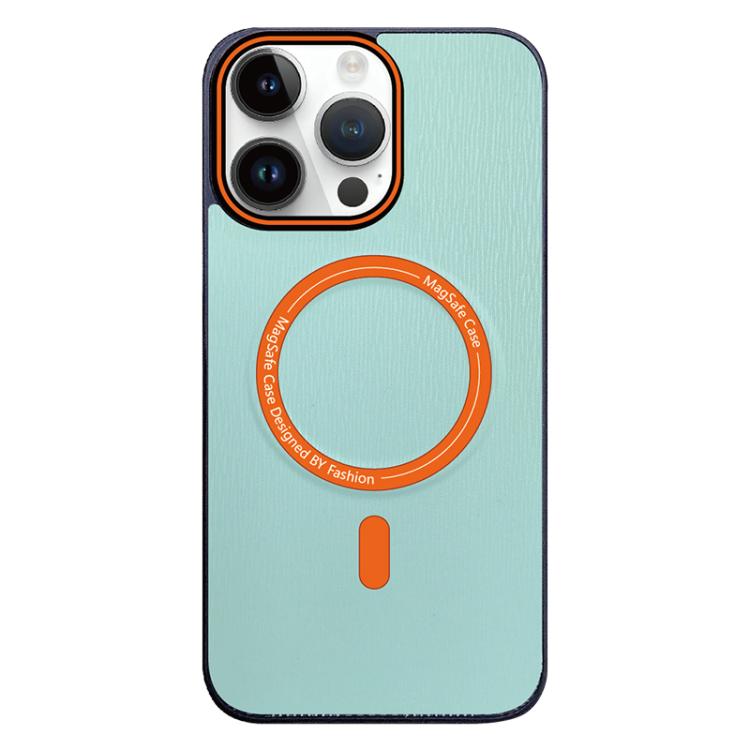 Contrast Color Imitation Wood Texture MagSafe Phone Case, For iPhone 13 Pro Max, For iPhone 13 Pro, For iPhone 13