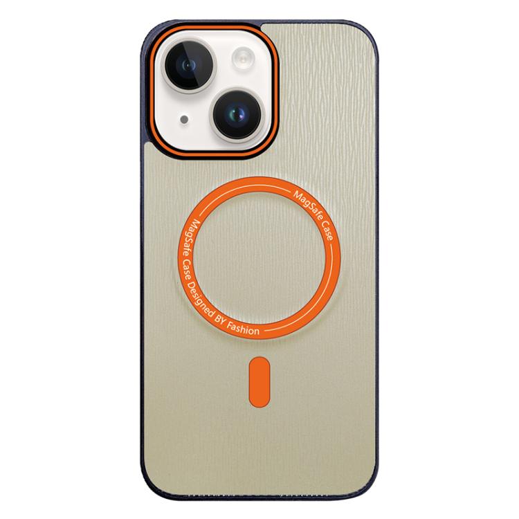 Contrast Color Imitation Wood Texture MagSafe Phone Case, For iPhone 13 Pro Max, For iPhone 13 Pro, For iPhone 13