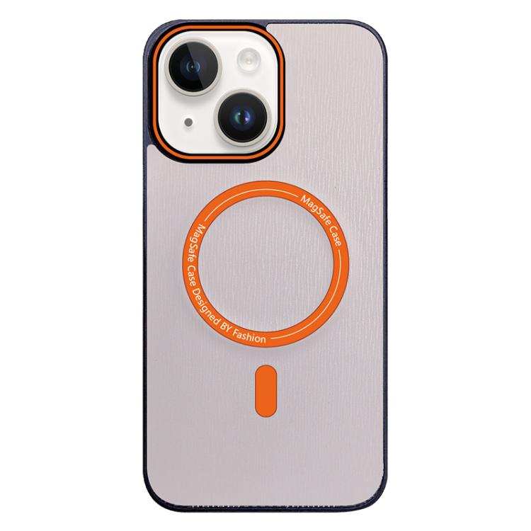 Contrast Color Imitation Wood Texture MagSafe Phone Case, For iPhone 13 Pro Max, For iPhone 13 Pro, For iPhone 13