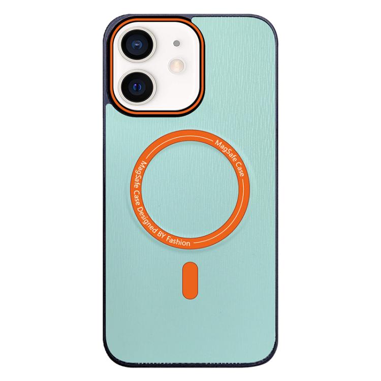 Contrast Color Imitation Wood Texture MagSafe Phone Case, For iPhone 12, For iPhone 12 Pro Max, For iPhone 12 Pro