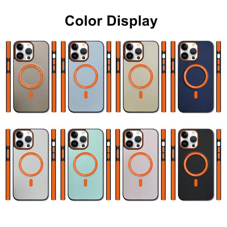 Contrast Color Imitation Wood Texture MagSafe Phone Case, For iPhone 13 Pro Max, For iPhone 13 Pro, For iPhone 13
