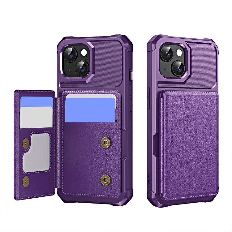 Horizontal Flip Card Bag Holder Leather Phone Case, For iPhone 15 Plus, For iPhone 15, For iPhone 14 Plus, For iPhone 14