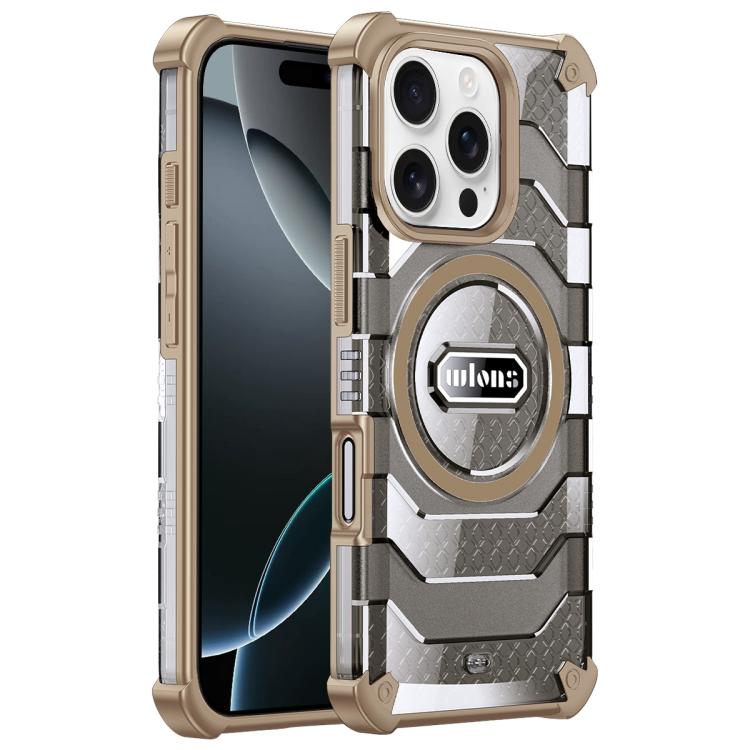 wlons Explorer Series PC Hybrid TPU MagSafe Magnetic Case, For iPhone 16 Pro Max, For iPhone 16 Pro, For iPhone 15 Pro Max, For iPhone 15 Pro, For iPhone 15
