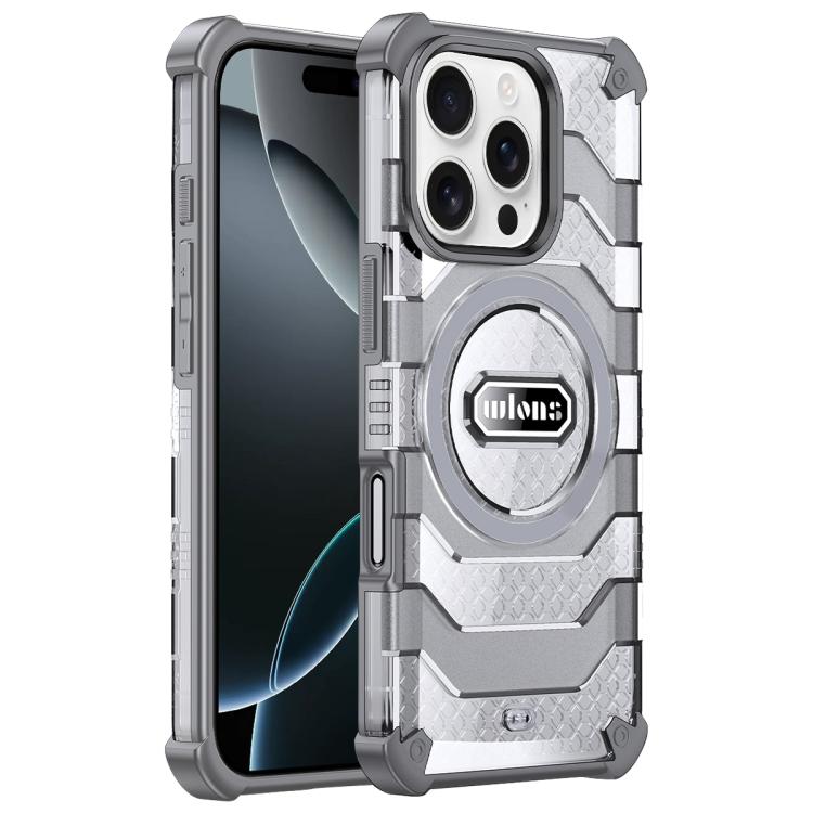 wlons Explorer Series PC Hybrid TPU MagSafe Magnetic Case, For iPhone 16 Pro Max, For iPhone 16 Pro, For iPhone 15 Pro Max, For iPhone 15 Pro, For iPhone 15