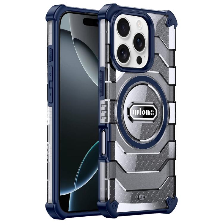 wlons Explorer Series PC Hybrid TPU MagSafe Magnetic Case, For iPhone 16 Pro Max, For iPhone 16 Pro, For iPhone 15 Pro Max, For iPhone 15 Pro, For iPhone 15
