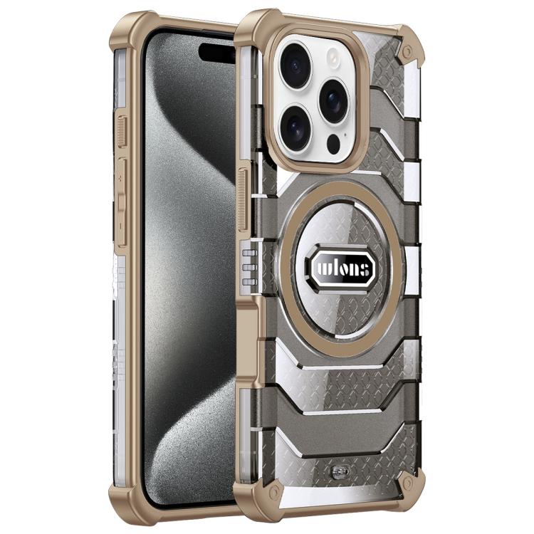 wlons Explorer Series PC Hybrid TPU MagSafe Magnetic Case, For iPhone 16 Pro Max, For iPhone 16 Pro, For iPhone 15 Pro Max, For iPhone 15 Pro, For iPhone 15