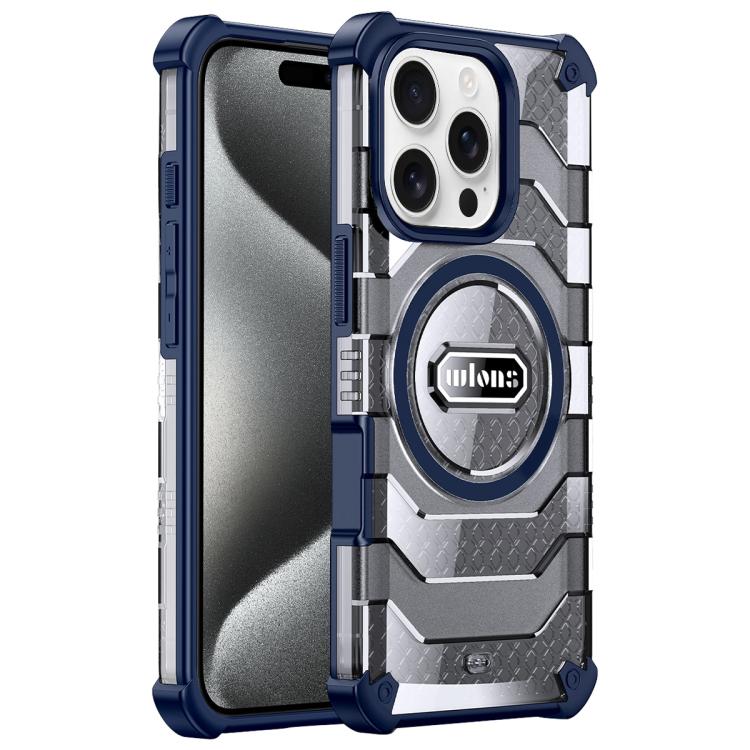 wlons Explorer Series PC Hybrid TPU MagSafe Magnetic Case, For iPhone 16 Pro Max, For iPhone 16 Pro, For iPhone 15 Pro Max, For iPhone 15 Pro, For iPhone 15