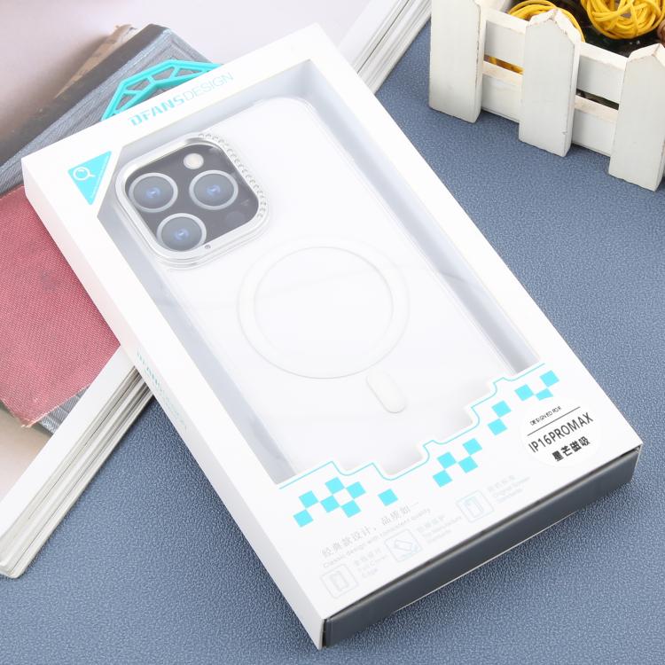 DFANS DESIGN Metal Lens Frame MagSafe Phone Case, For iPhone 16 Pro Max