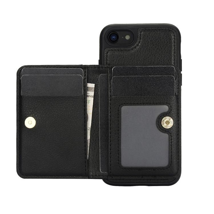 AwQuer Horizontal Flip Card Bag Holder Leather Phone Case, For iPhone 7 / 8 / SE 2022, For iPhone 13 Pro Max, For iPhone 13 Pro, For iPhone 12 / 12 Pro