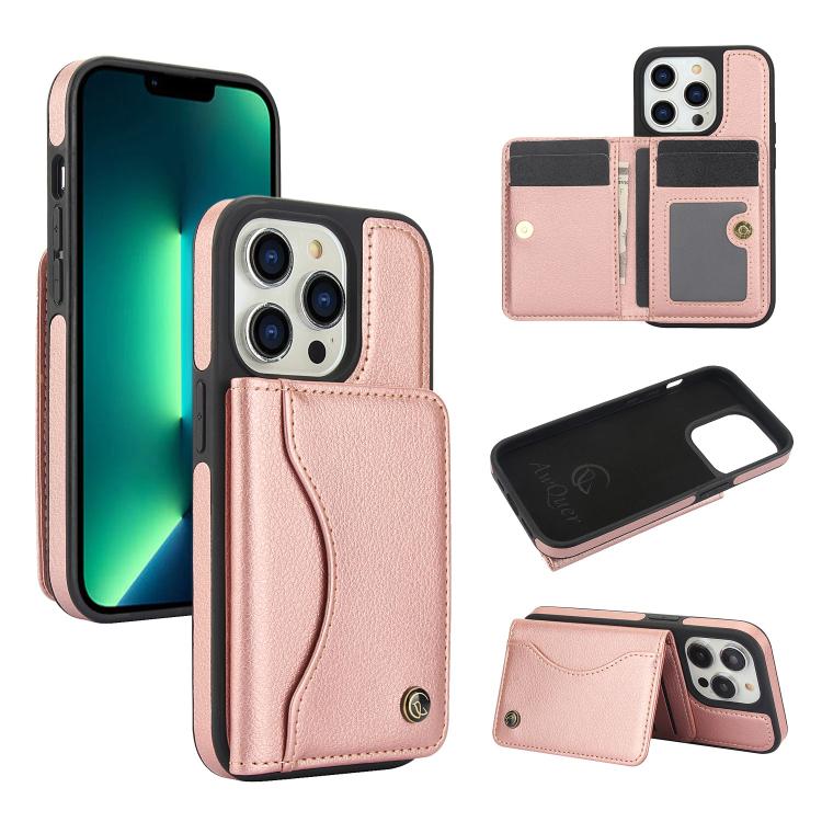 AwQuer Horizontal Flip Card Bag Holder Leather Phone Case, For iPhone 7 / 8 / SE 2022, For iPhone 13 Pro Max, For iPhone 13 Pro, For iPhone 12 / 12 Pro