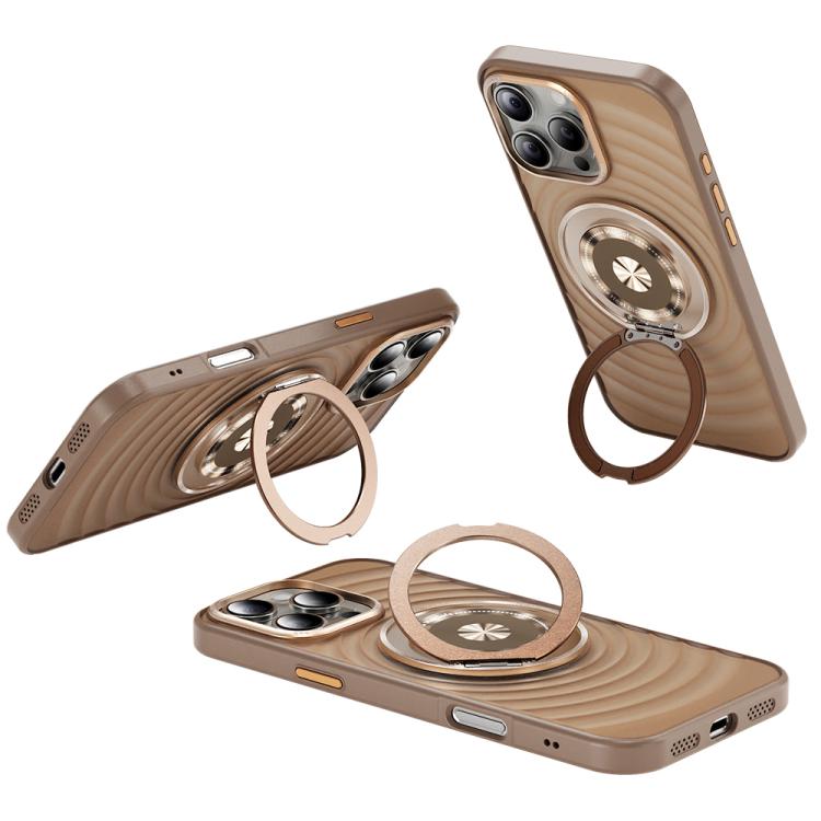 Skin Ripples MagSafe Holder Phone Case, For iPhone 16 Pro Max, For iPhone 16 Pro, For iPhone 16, For iPhone 15 Pro Max