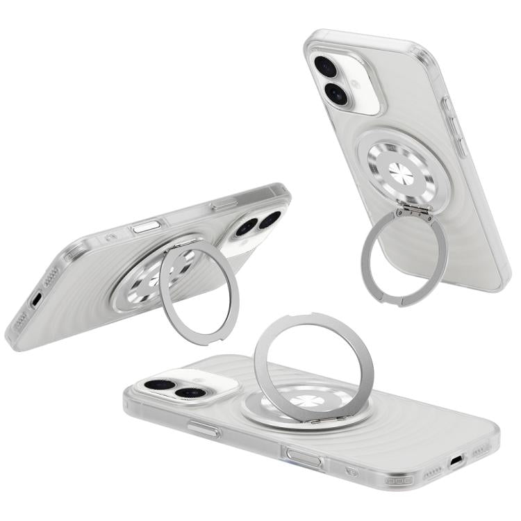 Skin Ripples MagSafe Holder Phone Case, For iPhone 16 Pro Max, For iPhone 16 Pro, For iPhone 16, For iPhone 15 Pro Max
