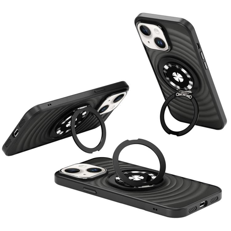 Skin Ripples MagSafe Holder Phone Case, For iPhone 15 Pro, For iPhone 15, For iPhone 14, For iPhone 14 Pro