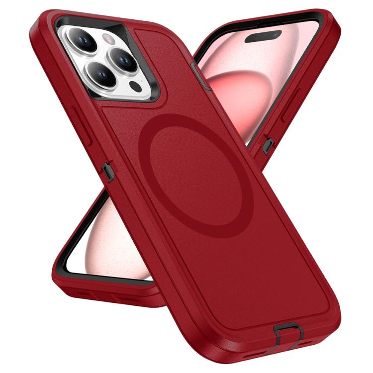 Life Waterproof Rugged MagSafe Magnetic Phone Case, For iPhone 16 Pro Max, For iPhone 16 Pro, For iPhone 16 Plus, For iPhone 16