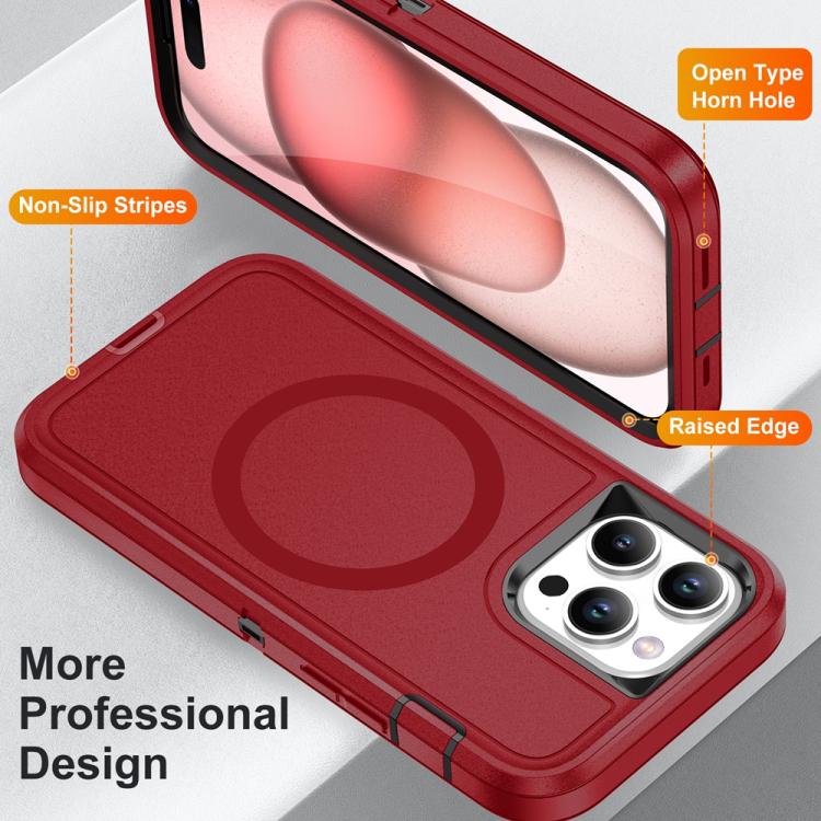 Life Waterproof Rugged MagSafe Magnetic Phone Case, For iPhone 16 Pro Max, For iPhone 16 Pro, For iPhone 16 Plus, For iPhone 16