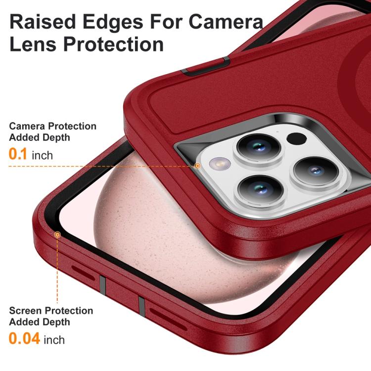 Life Waterproof Rugged MagSafe Magnetic Phone Case, For iPhone 16 Pro Max, For iPhone 16 Pro, For iPhone 16 Plus, For iPhone 16
