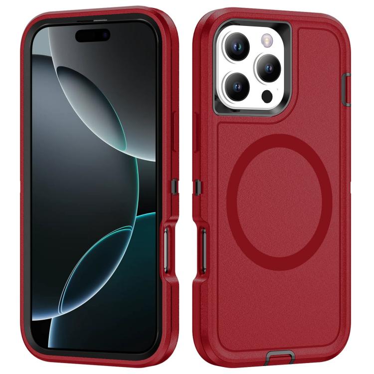 Life Waterproof Rugged MagSafe Magnetic Phone Case, For iPhone 16 Pro Max, For iPhone 16 Pro, For iPhone 16 Plus, For iPhone 16