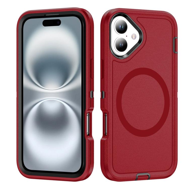 Life Waterproof Rugged MagSafe Magnetic Phone Case, For iPhone 16 Pro Max, For iPhone 16 Pro, For iPhone 16 Plus, For iPhone 16