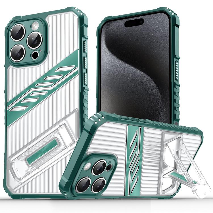 Plating Holder PC Hybrid TPU Phone Case, For iPhone 15 Pro Max, For iPhone 15 Pro, For iPhone 15 Plus, For iPhone 15
