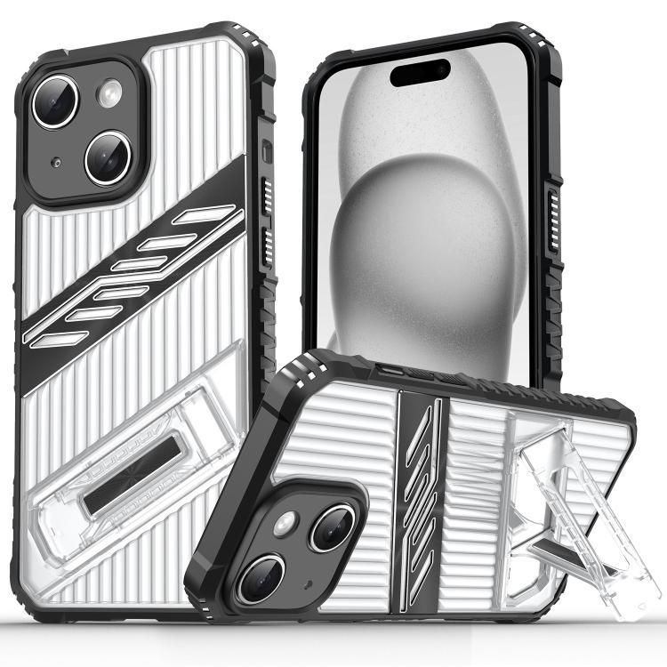 Plating Holder PC Hybrid TPU Phone Case, For iPhone 15 Pro Max, For iPhone 15 Pro, For iPhone 15 Plus, For iPhone 15