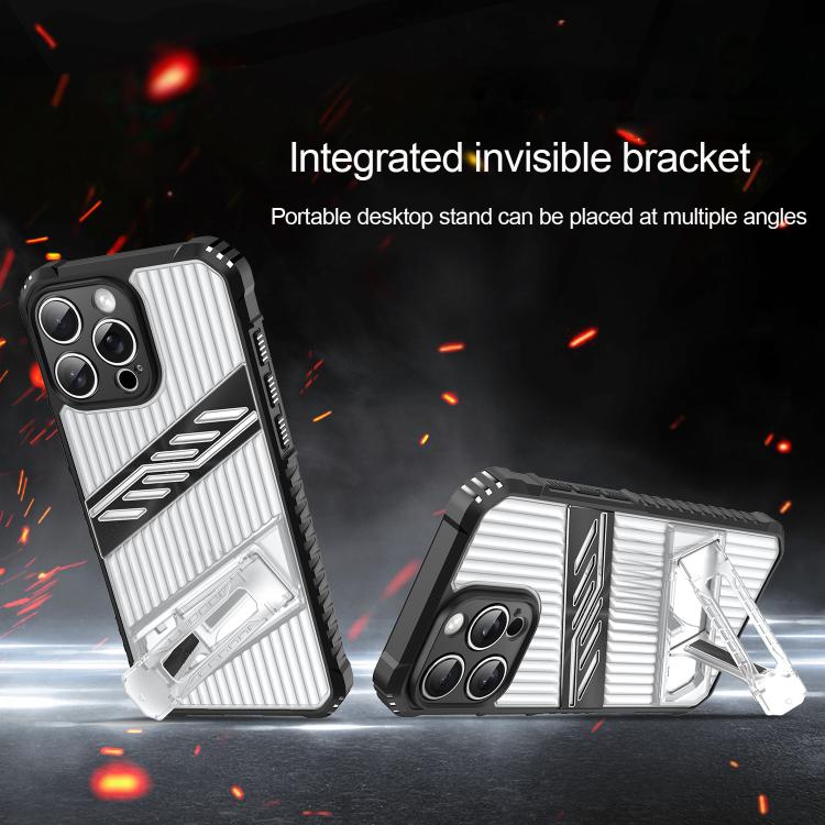 Plating Holder PC Hybrid TPU Phone Case, For iPhone 15 Pro Max, For iPhone 15 Pro, For iPhone 15 Plus, For iPhone 15