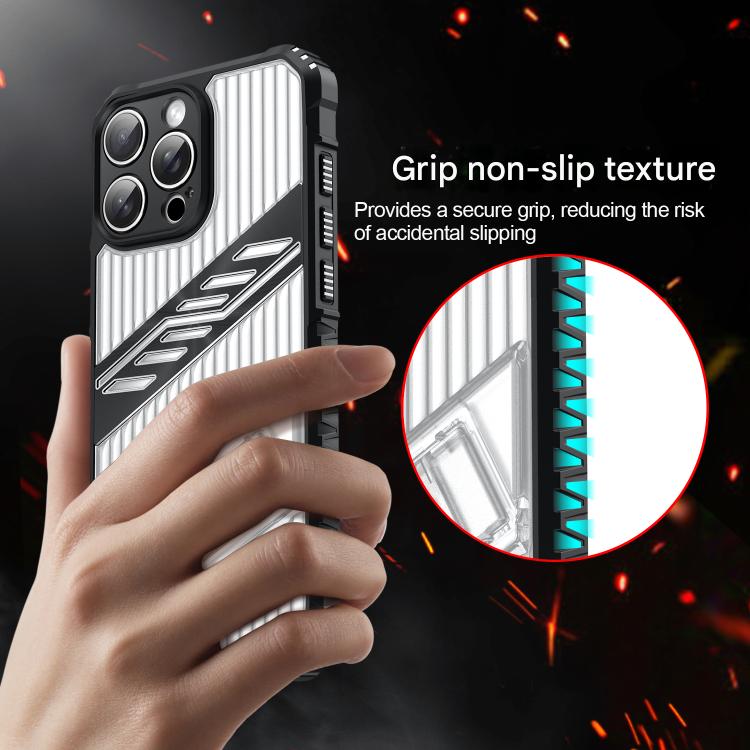 Plating Holder PC Hybrid TPU Phone Case, For iPhone 15 Pro Max, For iPhone 15 Pro, For iPhone 15 Plus, For iPhone 15