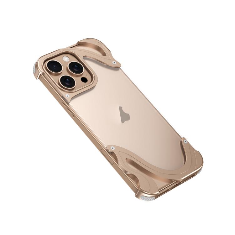 Dolphin Metal Hybrid PC Transparent Back Panel Phone Case, For iPhone 16 Pro Max, For iPhone 16 Pro, For iPhone 15 Pro Max, For iPhone 15 Pro
