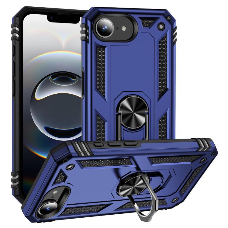 Shockproof TPU Hybrid PC Phone Case with Holder, iPhone 16e