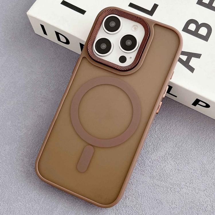 Diamond Lens Frame PC Hybrid TPU MagSafe Phone Case, For iPhone 15 Pro Max, For iPhone 15 Pro, For iPhone 15, For iPhone 14