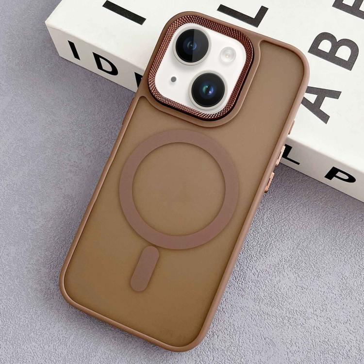 Diamond Lens Frame PC Hybrid TPU MagSafe Phone Case, For iPhone 15 Pro Max, For iPhone 15 Pro, For iPhone 15, For iPhone 14